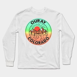Ouray Colorado 4 x 4 ATV Hot Springs San Juan Mountains Long Sleeve T-Shirt